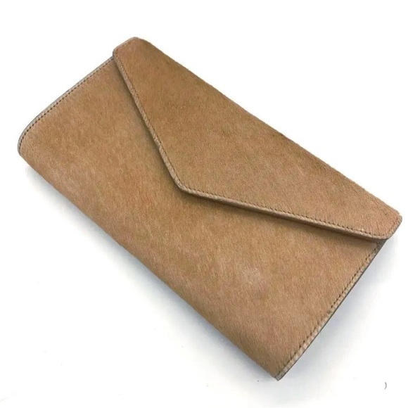 Yves Saint Laurent Brown Leather Clutch - Picture 5 of 13